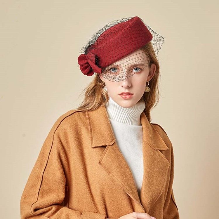 Chapeaux Fedora Unis En Maille Douce Pour Femmes