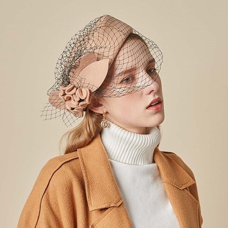 Chapeaux Fedora Unis En Maille Douce Pour Femmes