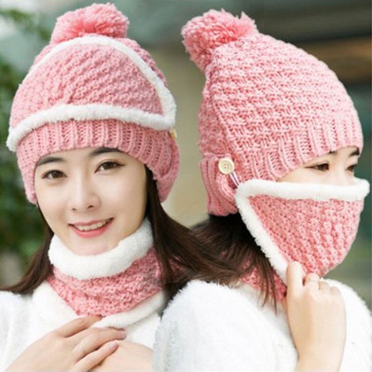 Ensemble De Chapeaux D'hiver Pour Femmes