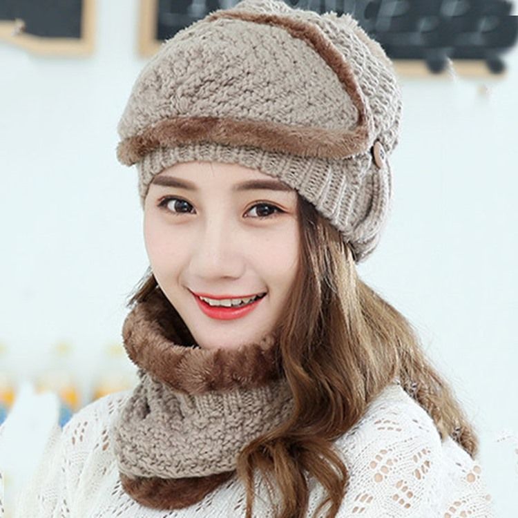 Ensemble De Chapeaux D'hiver Pour Femmes