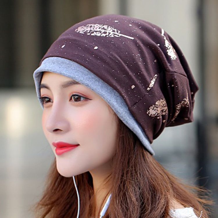 Imprimer Skullies Bonnets Hiver Casual Chapeaux Pour Femmes