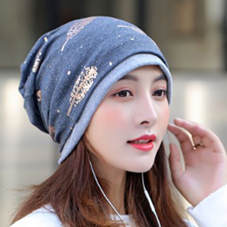 Imprimer Skullies Bonnets Hiver Casual Chapeaux Pour Femmes