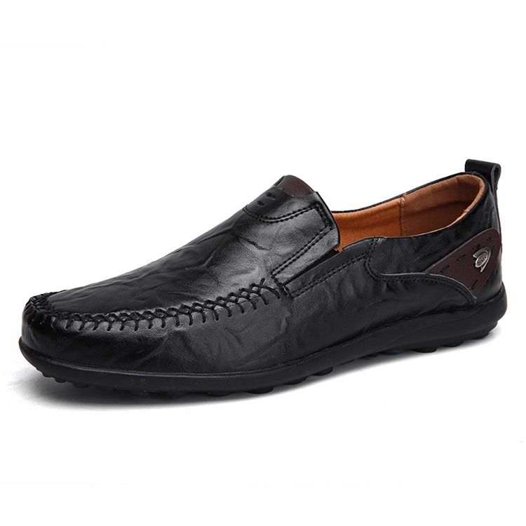 Chaussures Basses Unies Supérieures Pour Hommes