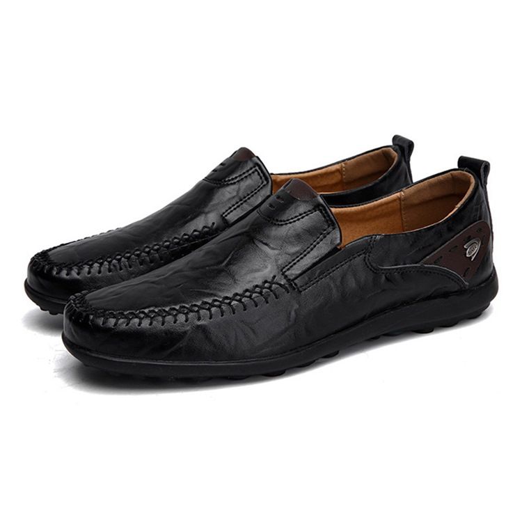 Chaussures Basses Unies Supérieures Pour Hommes