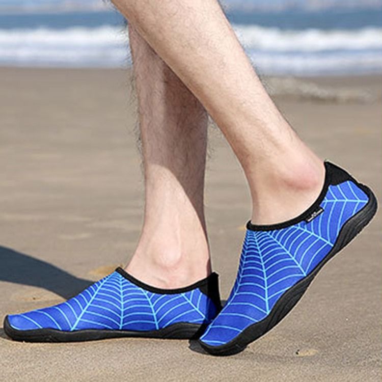 Chaussures D'eau Pour Hommes À Bout Rond Et À Enfiler En Spandex