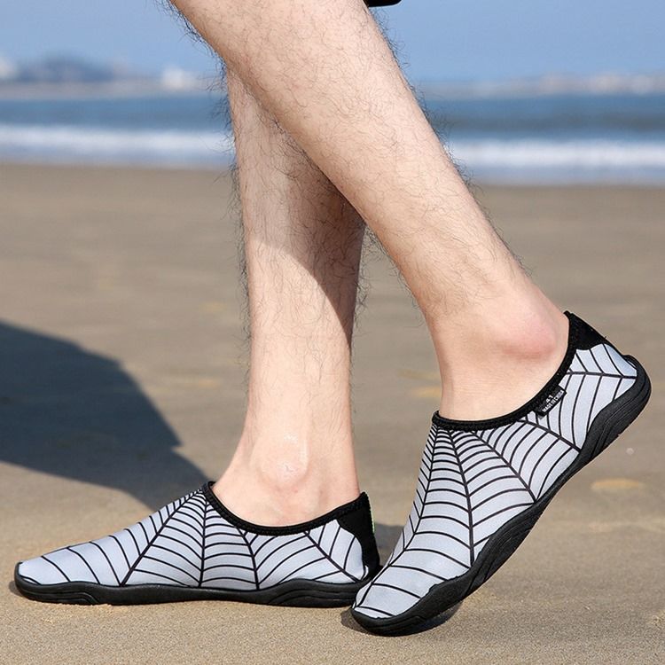 Chaussures D'eau Pour Hommes À Bout Rond Et À Enfiler En Spandex