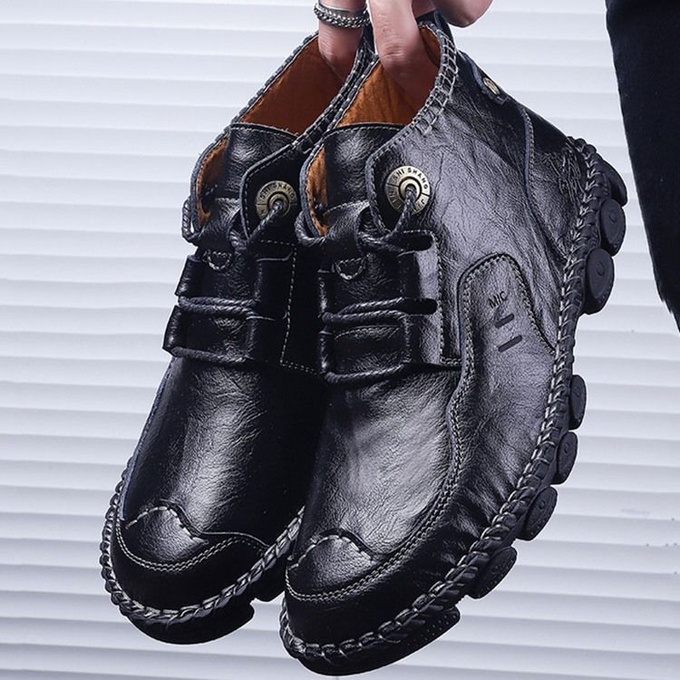 Chaussures De Travail Pour Hommes À Lacets En Pu