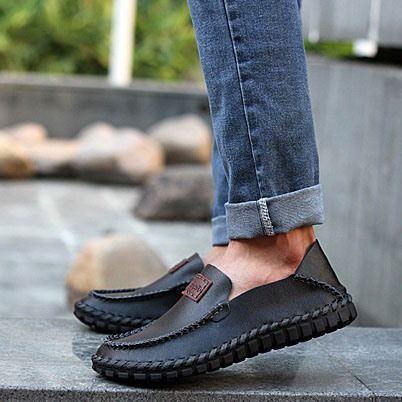 Mocassins Pour Hommes À Enfiler De Bureau