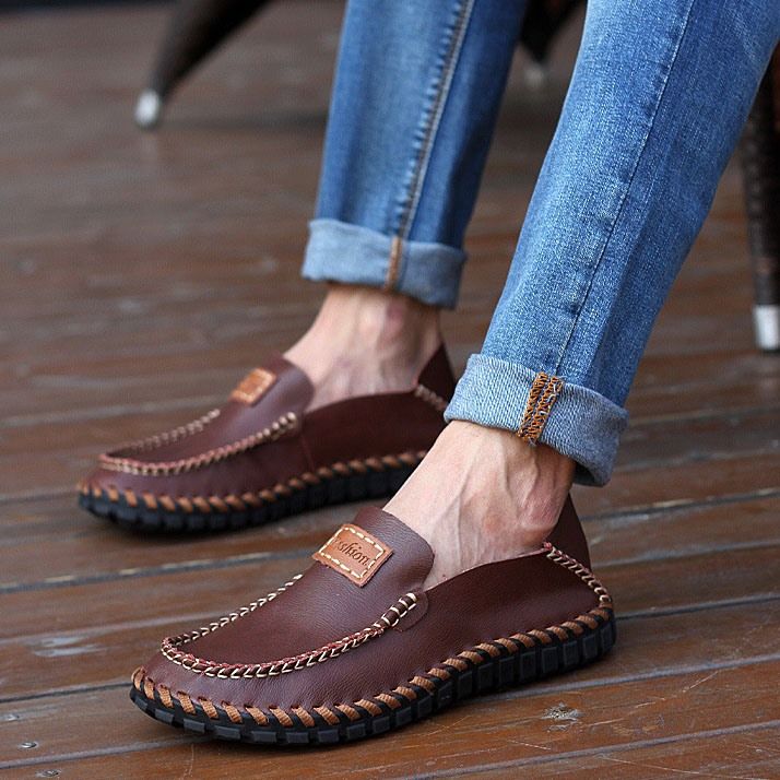 Mocassins Pour Hommes À Enfiler De Bureau