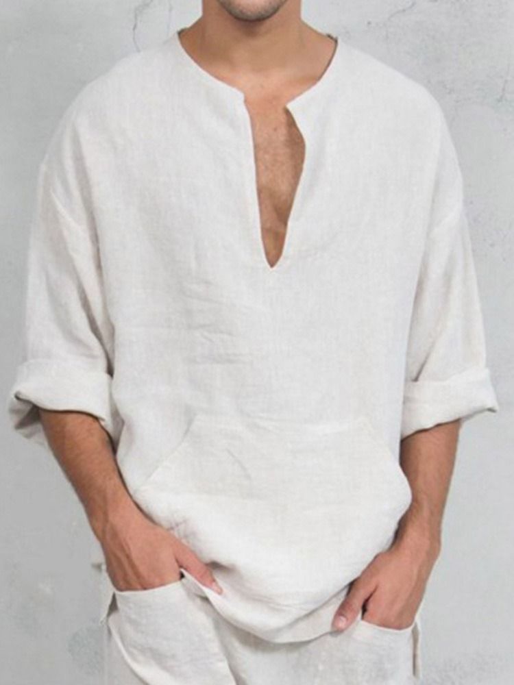 Chemise Ample Décontractée Pour Hommes