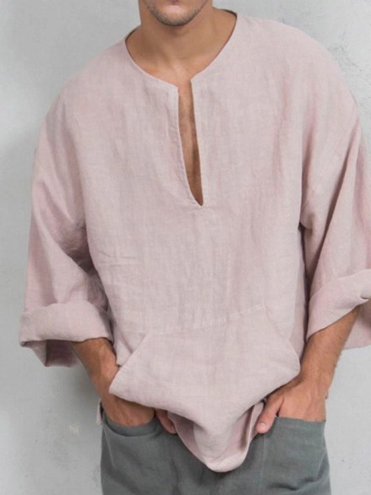 Chemise Ample Décontractée Pour Hommes