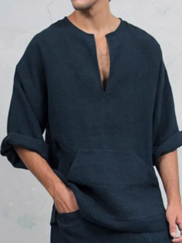 Chemise Ample Décontractée Pour Hommes