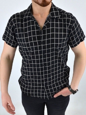 Chemise Décontractée À Boutonnage Simple Pour Hommes