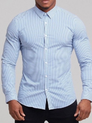 Chemise Décontractée À Boutonnage Simple Pour Hommes