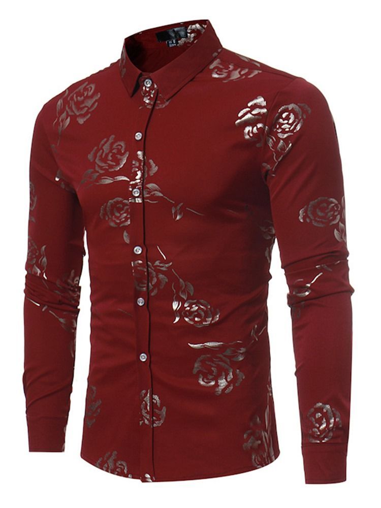 Chemise Pour Homme Imprimée