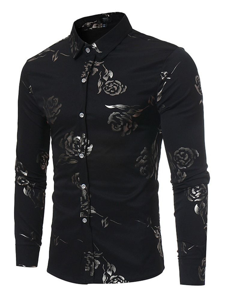 Chemise Pour Homme Imprimée