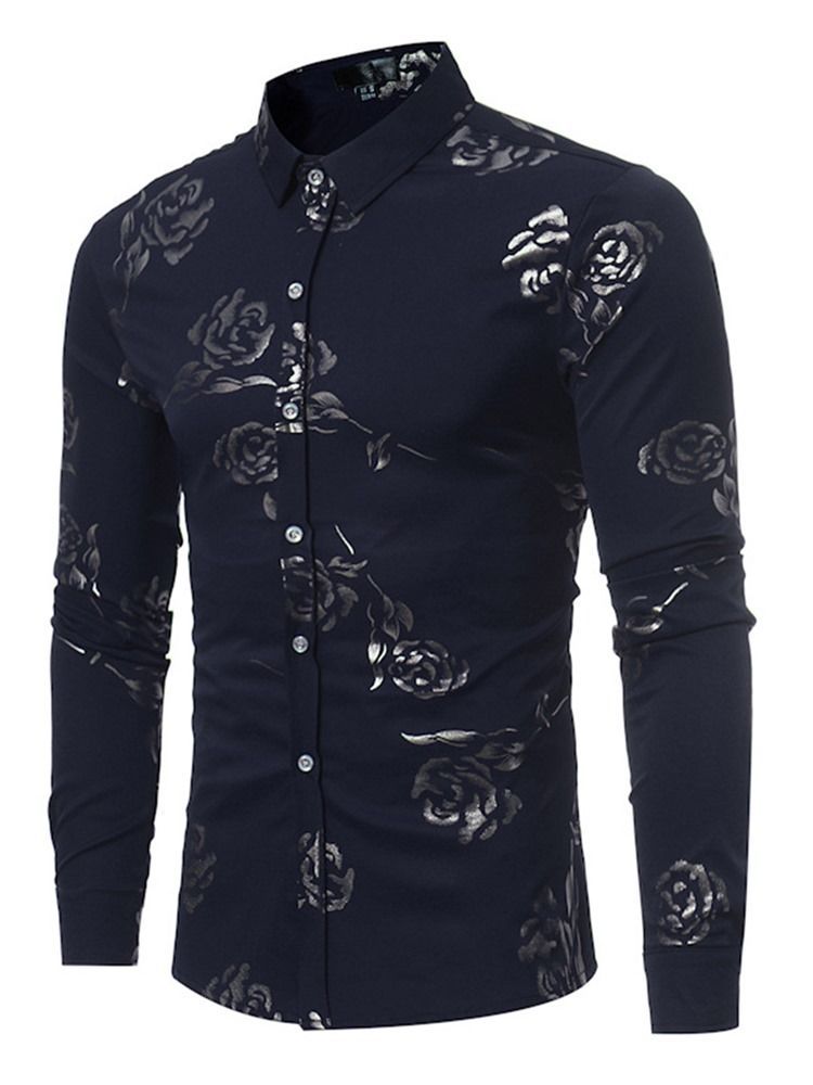 Chemise Pour Homme Imprimée