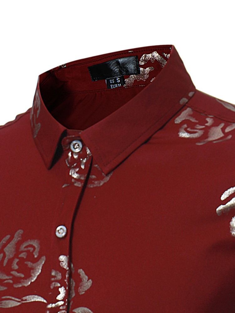 Chemise Pour Homme Imprimée