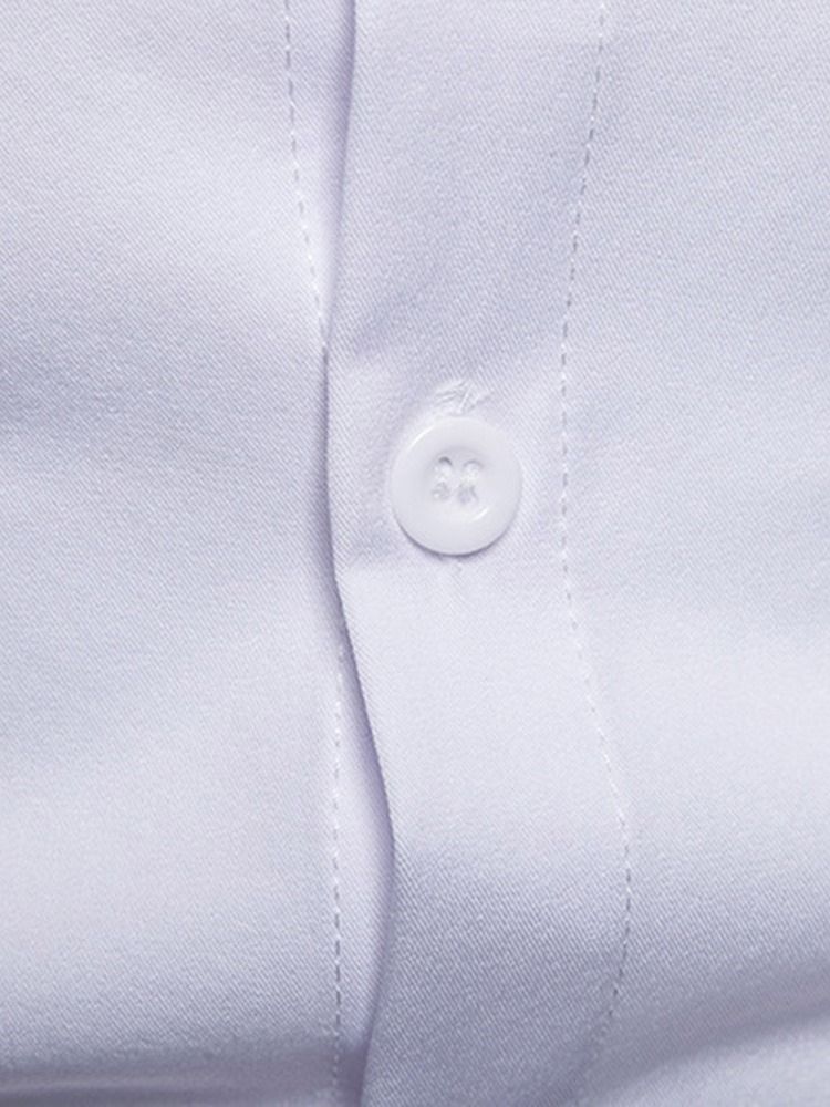 Chemise Pour Hommes À Boutonnage Simple Avec Broderie Au Revers