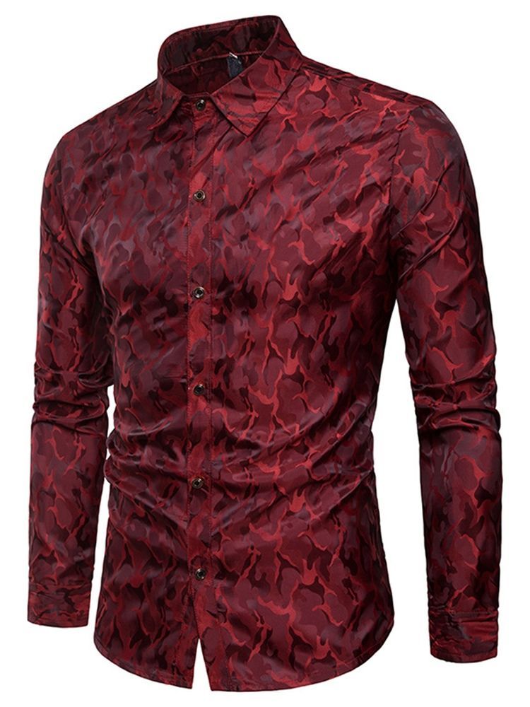 Chemise Pour Hommes En Coton À Revers