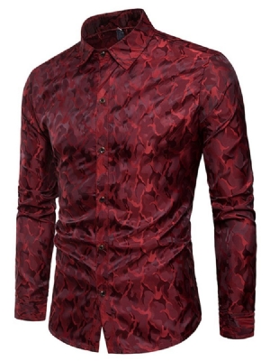 Chemise Pour Hommes En Coton À Revers