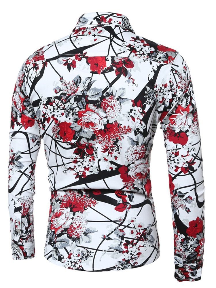 Chemise Pour Hommes De Qualité Vogue Print Slim