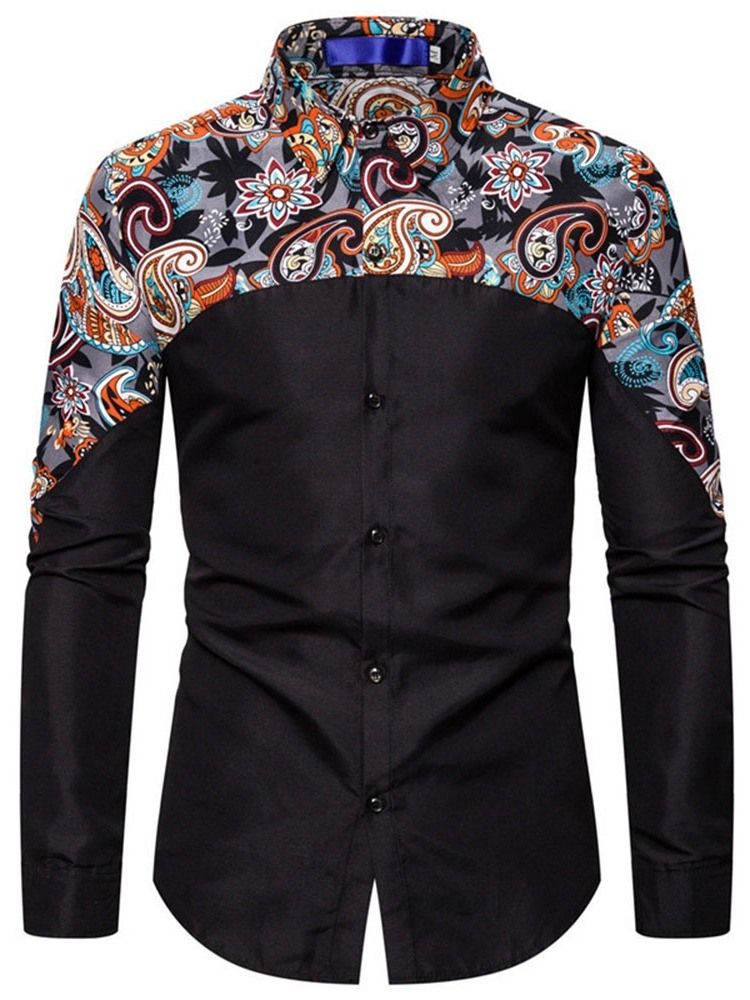 Chemise Slim À Boutonnage Simple Et Décontractée Pour Hommes