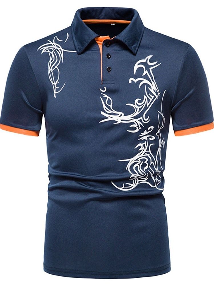 Polo Pour Hommes Avec Boutons De Sport Et Col Polo