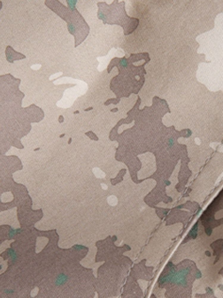 Short Camouflage Droit Décontracté À Lacets Pour Homme