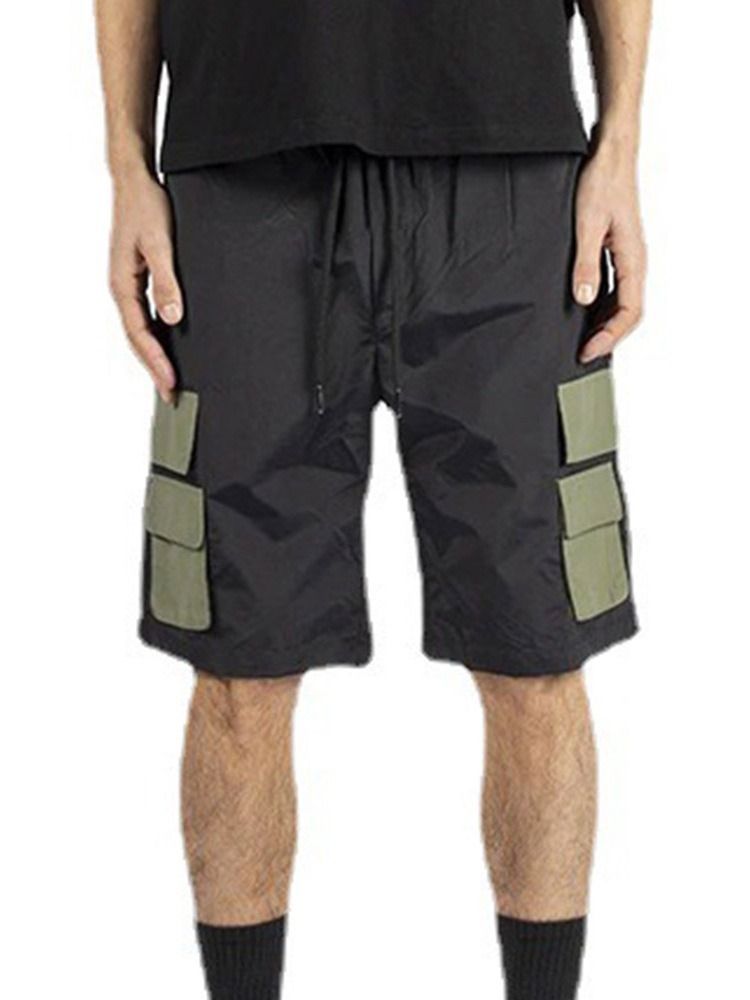 Short Cargo Décontracté À Lacets Pour Hommes