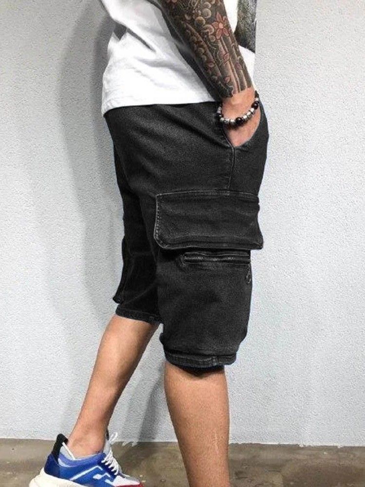 Short Décontracté À Lacets Avec Poche Droite Pour Hommes