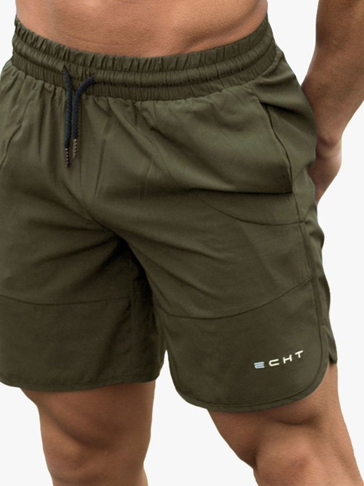 Short Décontracté À Lacets Avec Poche Pour Hommes