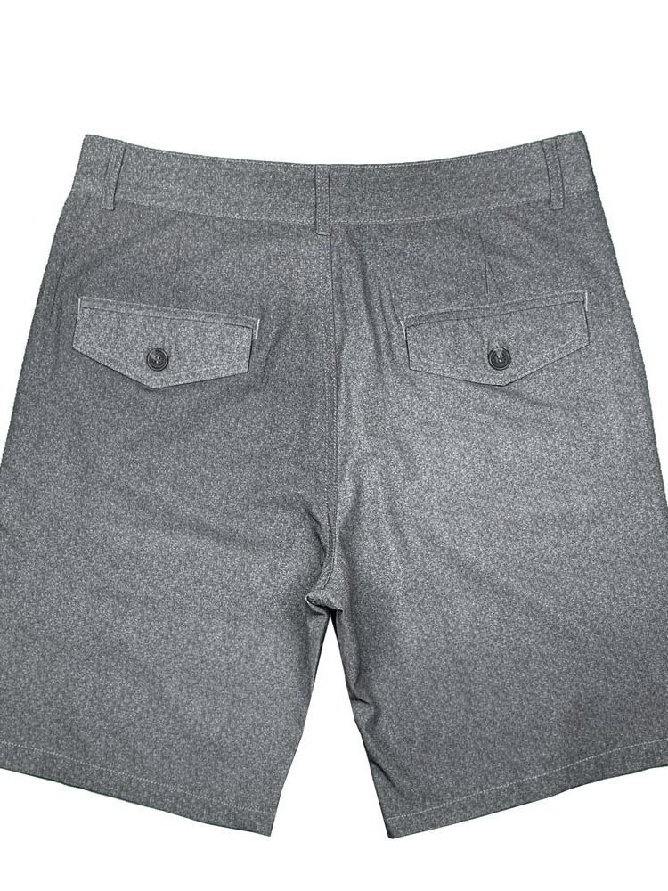 Short Homme Uni À Boutons Lâches