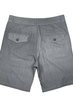 Short Homme Uni À Boutons Lâches