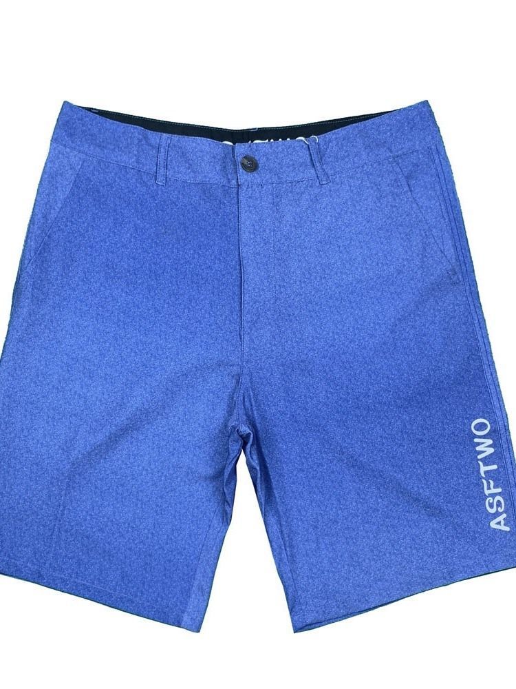 Short Homme Uni À Boutons Lâches