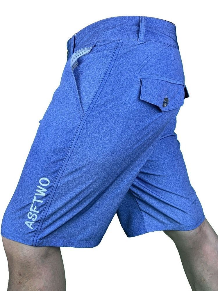 Short Homme Uni À Boutons Lâches