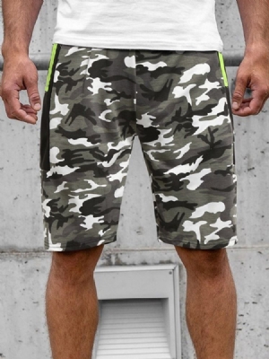 Short De Plage Camouflage À Poche Droite Pour Hommes