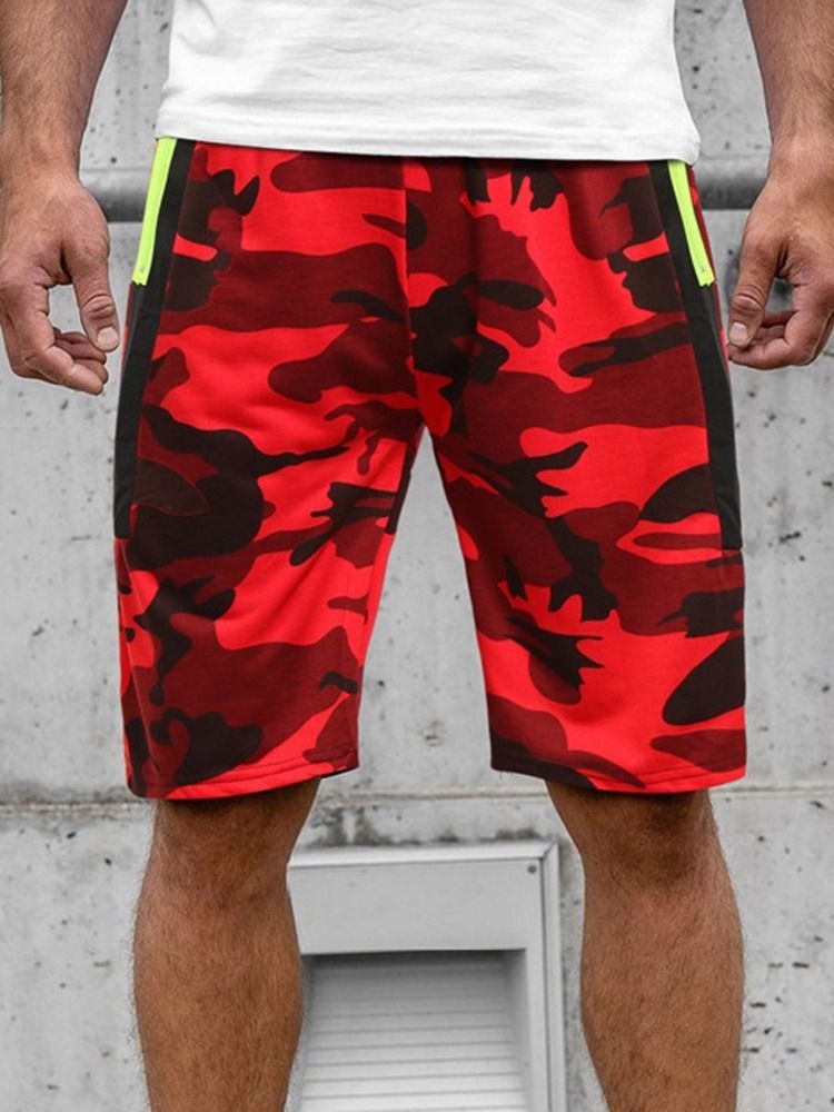 Short De Plage Camouflage À Poche Droite Pour Hommes