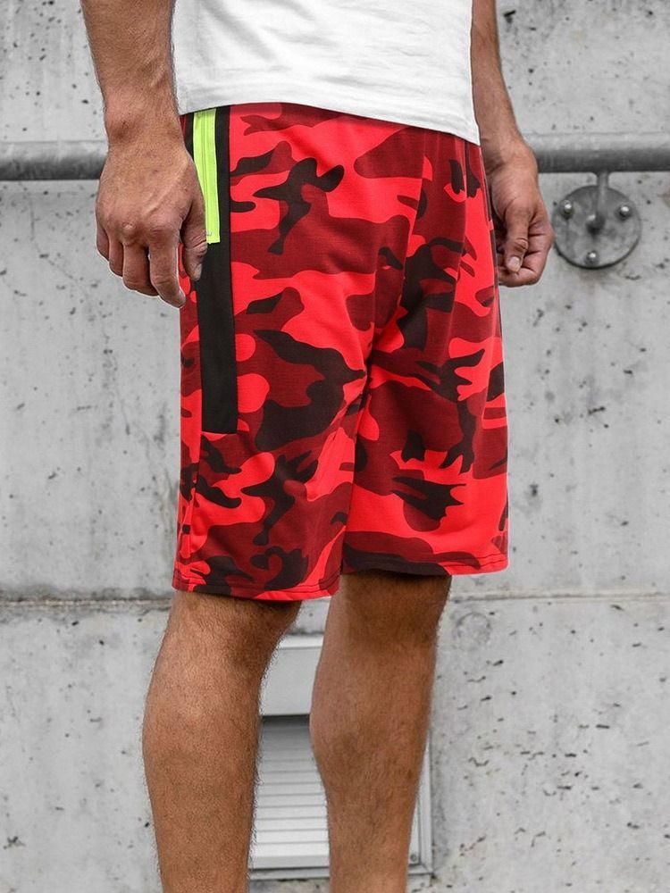 Short De Plage Camouflage À Poche Droite Pour Hommes