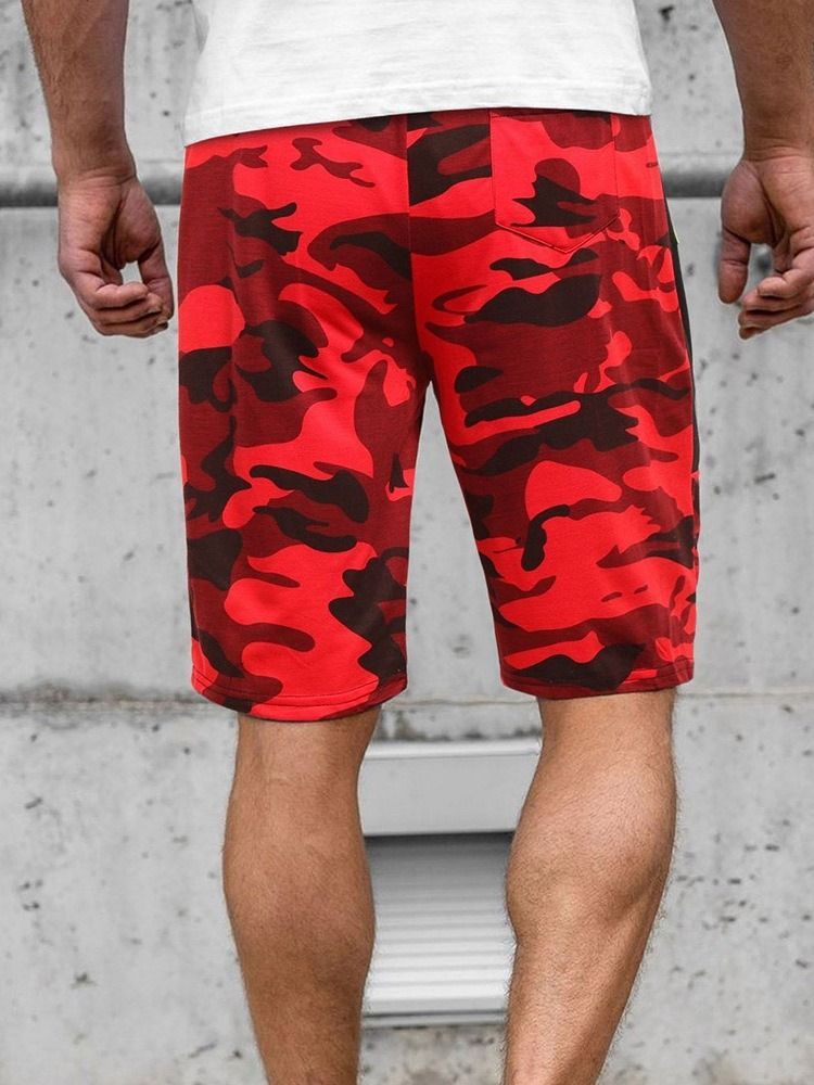 Short De Plage Camouflage À Poche Droite Pour Hommes