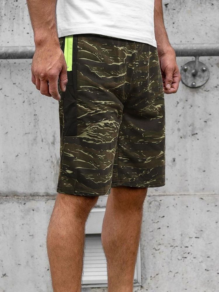 Short De Plage Camouflage À Poche Droite Pour Hommes