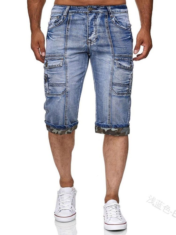 Short Slim À Poche Zippée Pour Hommes