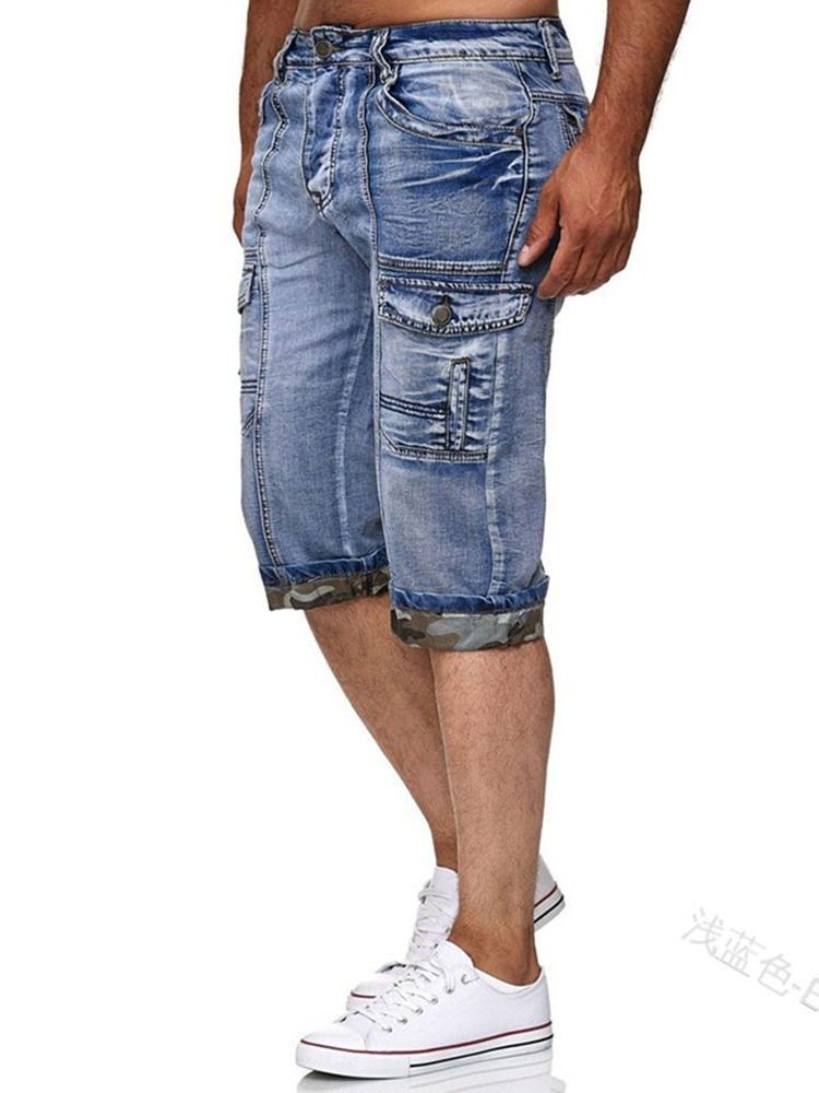 Short Slim À Poche Zippée Pour Hommes