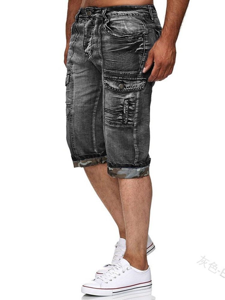 Short Slim À Poche Zippée Pour Hommes