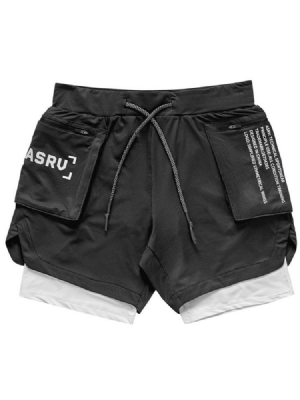 Short De Sport Droit Pour Hommes