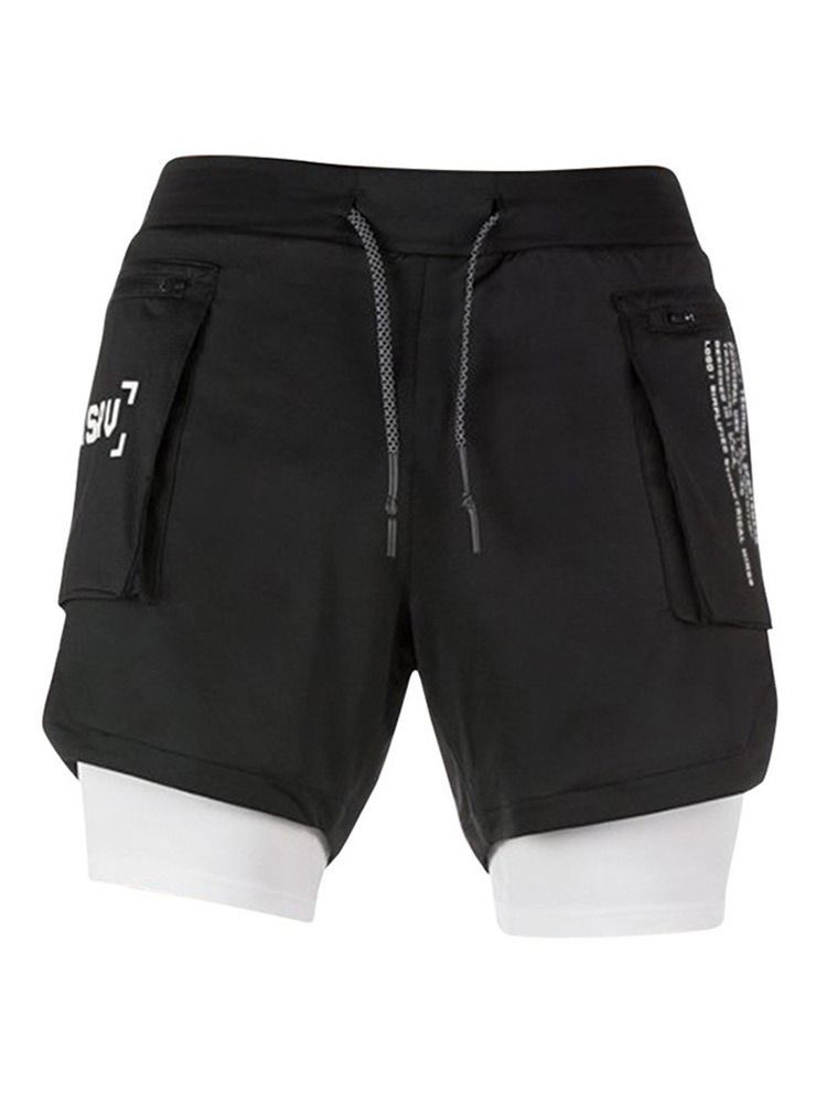 Short De Sport Droit Pour Hommes