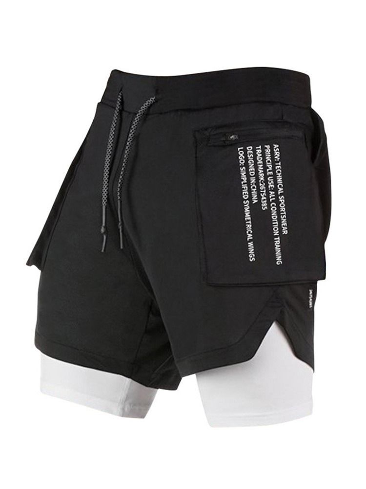 Short De Sport Droit Pour Hommes