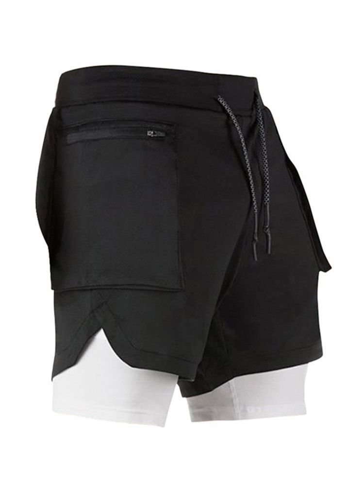 Short De Sport Droit Pour Hommes