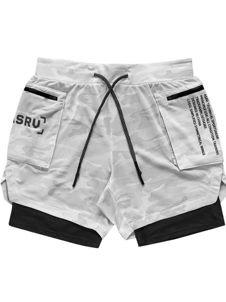 Short De Sport Droit Pour Hommes