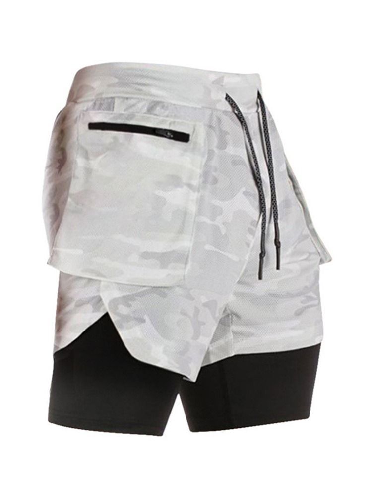 Short De Sport Droit Pour Hommes